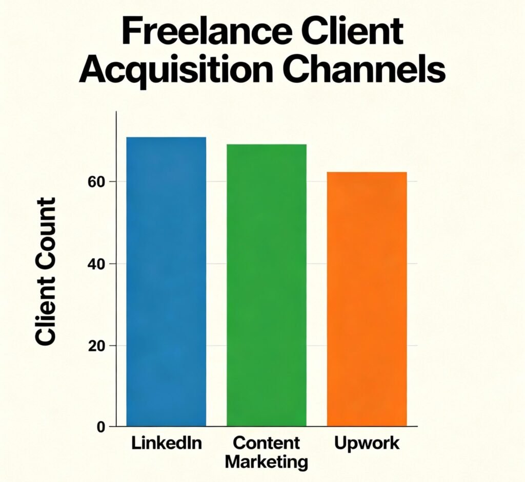 Client acquisition channels comparison